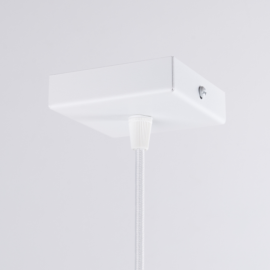 Lustra ar auklu ARIES 1xE27/15W/230V dižskābardis/balta
