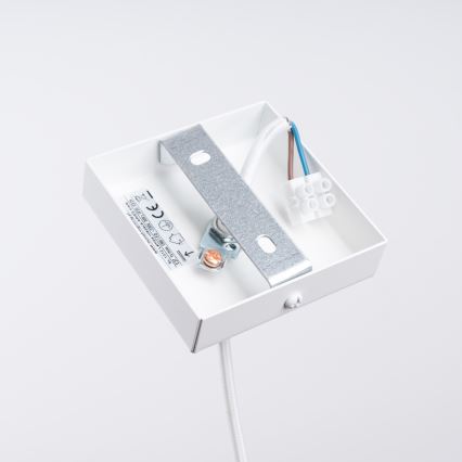Lustra ar auklu ARIES 1xE27/15W/230V dižskābardis/balta