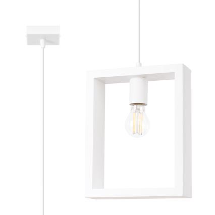Lustra ar auklu ARIES 1xE27/15W/230V dižskābardis/balta