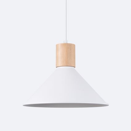 Lustra ar auklu JAGA 1xE27/15W/230V d. 30 cm balta
