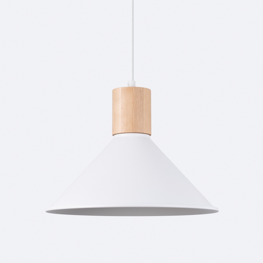Lustra ar auklu JAGA 1xE27/15W/230V d. 30 cm balta