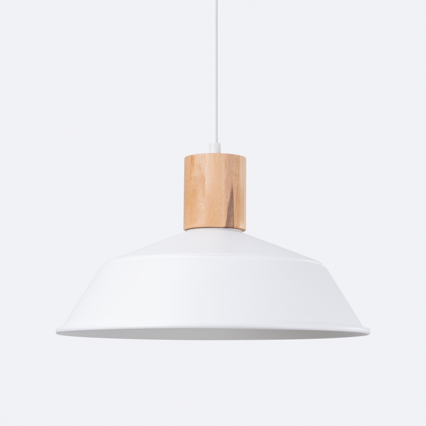 Lustra ar auklu FANO 1xE27/15W/230V d. 34 cm balta