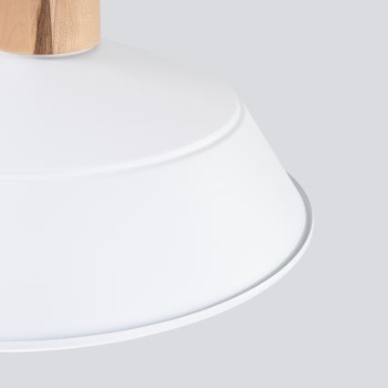 Lustra ar auklu FANO 1xE27/15W/230V d. 34 cm balta
