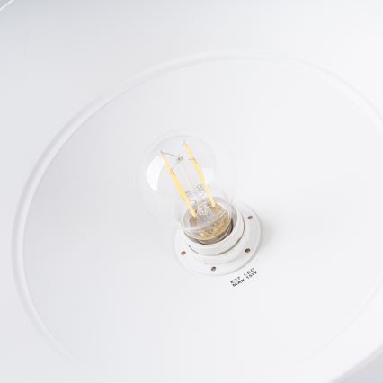 Lustra ar auklu FANO 1xE27/15W/230V d. 34 cm balta