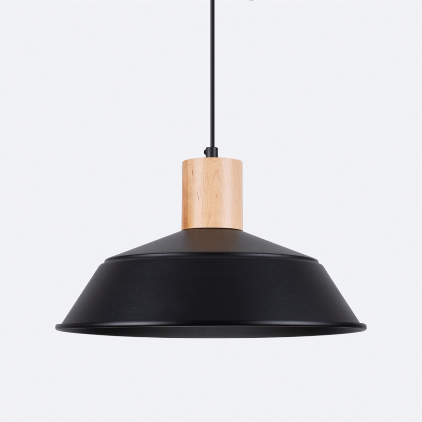 Lustra ar auklu FANO 1xE27/15W/230V d. 34 cm melna