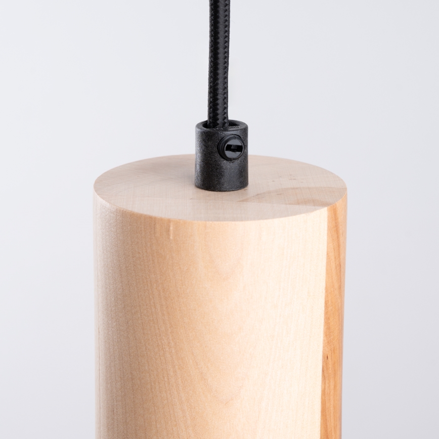 Lustra ar auklu FANO 1xE27/15W/230V d. 34 cm melna