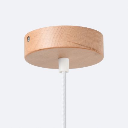 Lustra ar auklu INDY 1xE27/15W/230V d. 38 cm balta
