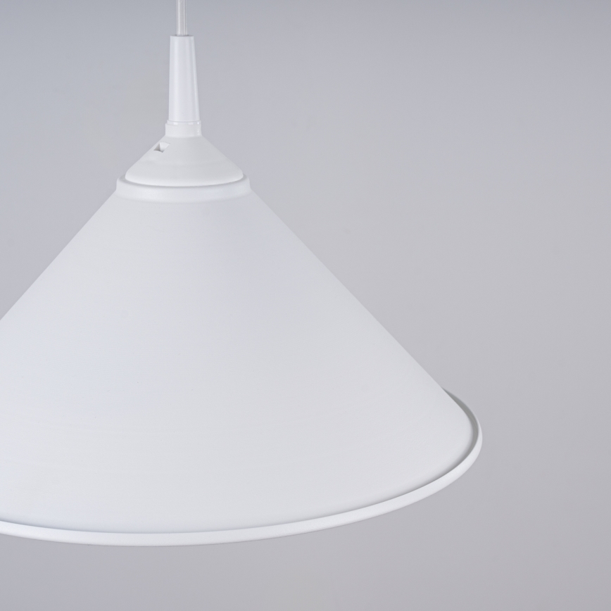 Lustra ar auklu ZUMA 1xE27/15W/230V d. 30 cm balta