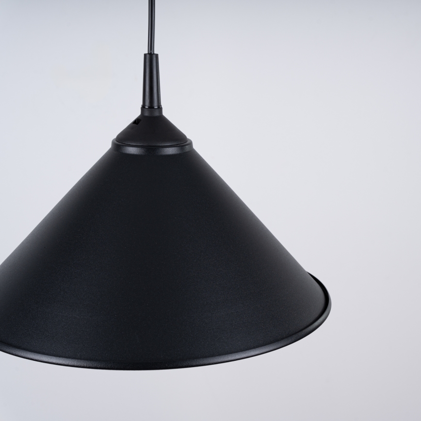 Lustra ar auklu ZUMA 1xE27/15W/230V d. 30 cm melna