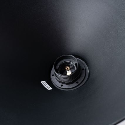 Lustra ar auklu ZUMA 1xE27/15W/230V d. 30 cm melna