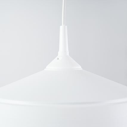 Lustra ar auklu FRIKA 1xE27/15W/230V d. 34 cm balta