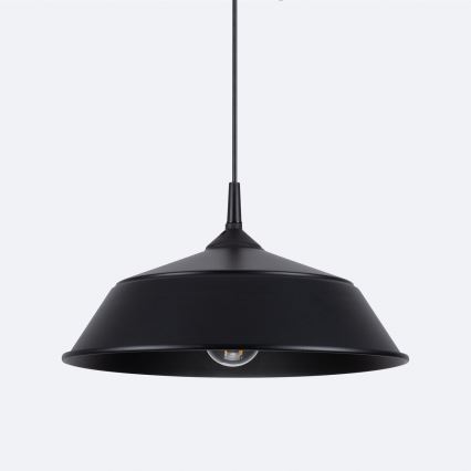 Lustra ar auklu FRIKA 1xE27/15W/230V d. 34 cm melna