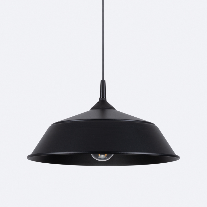 Lustra ar auklu FRIKA 1xE27/15W/230V d. 34 cm melna