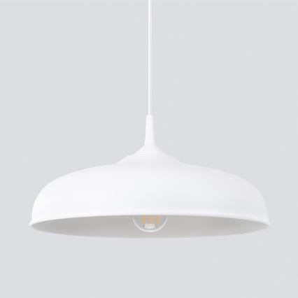 Lustra ar auklu GINA 1xE27/15W/230V d. 38 cm balta