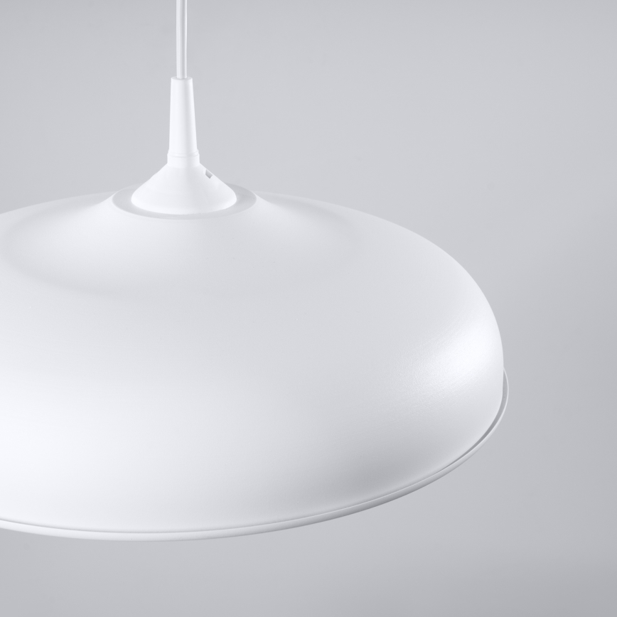 Lustra ar auklu GINA 1xE27/15W/230V d. 38 cm balta