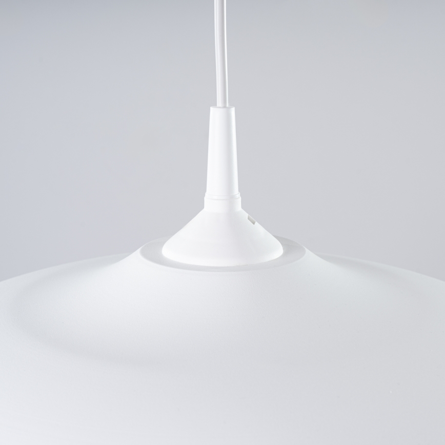 Lustra ar auklu GINA 1xE27/15W/230V d. 38 cm balta
