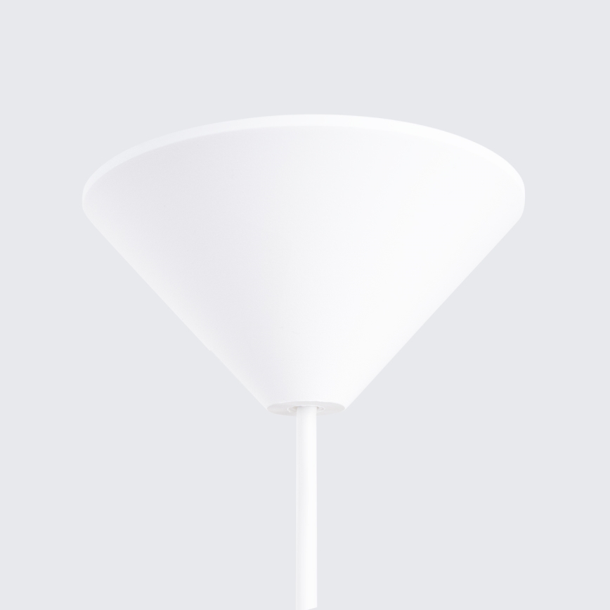 Lustra ar auklu GINA 1xE27/15W/230V d. 38 cm balta