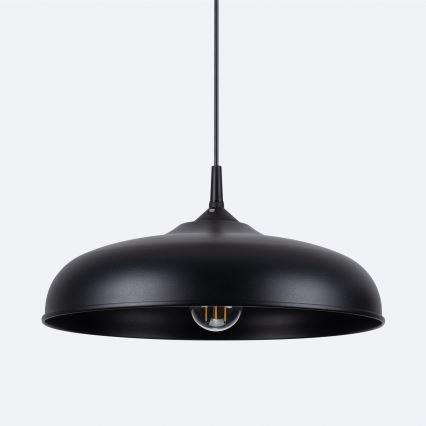 Lustra ar auklu GINA 1xE27/15W/230V d. 38 cm melna