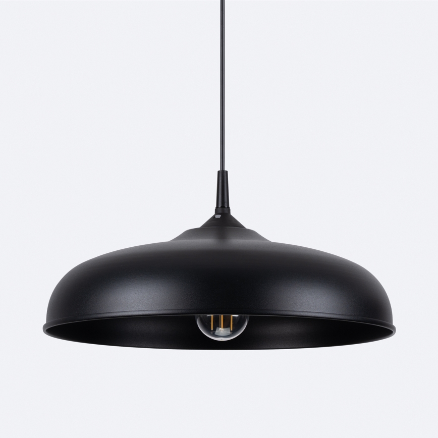 Lustra ar auklu GINA 1xE27/15W/230V d. 38 cm melna