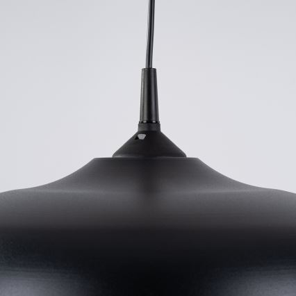 Lustra ar auklu GINA 1xE27/15W/230V d. 38 cm melna