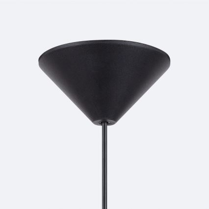 Lustra ar auklu GINA 1xE27/15W/230V d. 38 cm melna