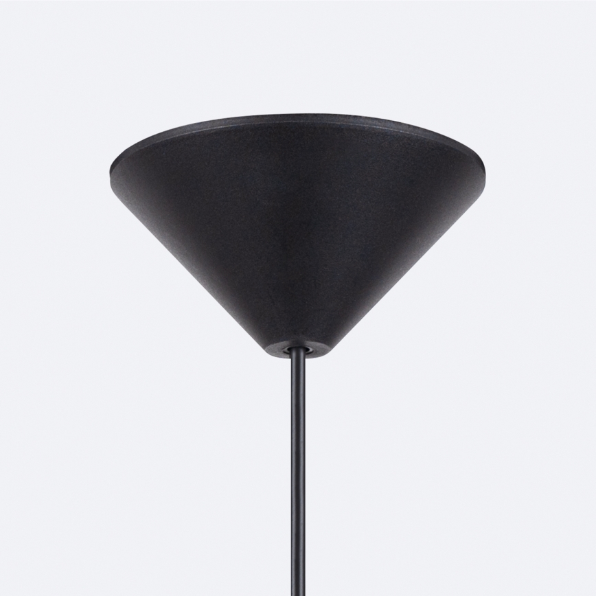 Lustra ar auklu GINA 1xE27/15W/230V d. 38 cm melna