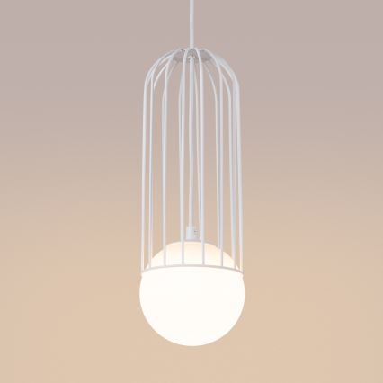 Lustra ar auklu BRINA 1xG9/8W/230V balta