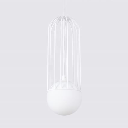 Lustra ar auklu BRINA 1xG9/8W/230V balta
