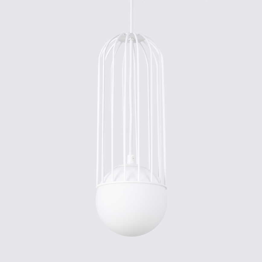 Lustra ar auklu BRINA 1xG9/8W/230V balta