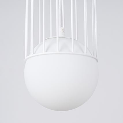 Lustra ar auklu BRINA 1xG9/8W/230V balta