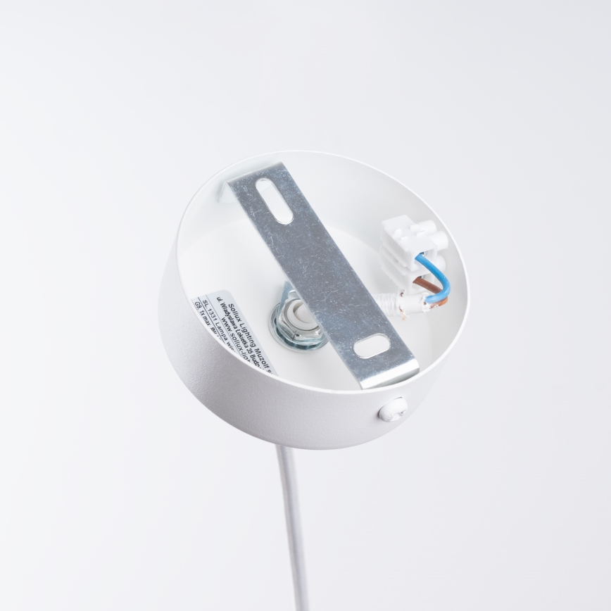 Lustra ar auklu BRINA 1xG9/8W/230V balta