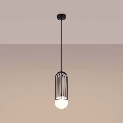 Lustra ar auklu BRINA 1xG9/8W/230V melna