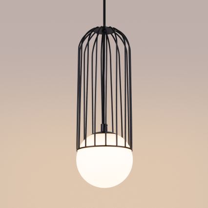 Lustra ar auklu BRINA 1xG9/8W/230V melna
