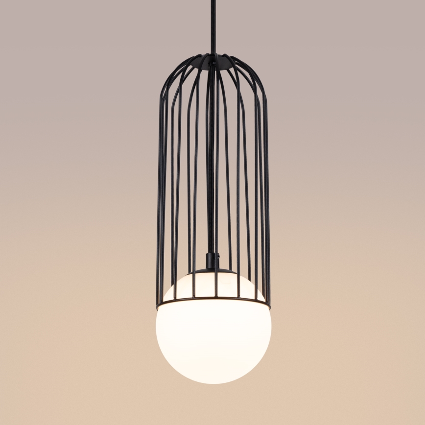 Lustra ar auklu BRINA 1xG9/8W/230V melna