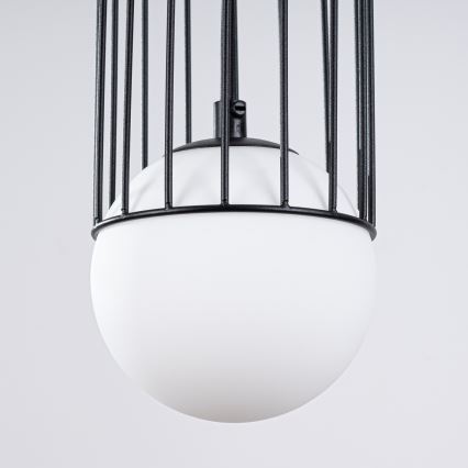 Lustra ar auklu BRINA 1xG9/8W/230V melna