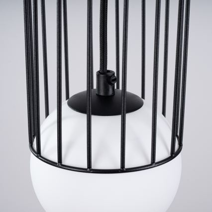 Lustra ar auklu BRINA 1xG9/8W/230V melna