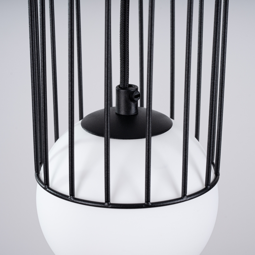 Lustra ar auklu BRINA 1xG9/8W/230V melna