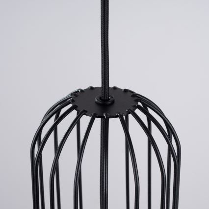 Lustra ar auklu BRINA 1xG9/8W/230V melna