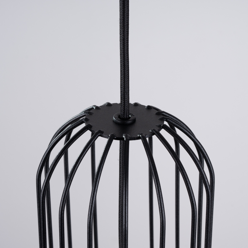 Lustra ar auklu BRINA 1xG9/8W/230V melna