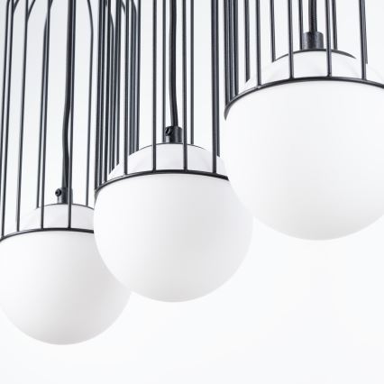 Lustra ar auklu BRINA 3xG9/8W/230V melna
