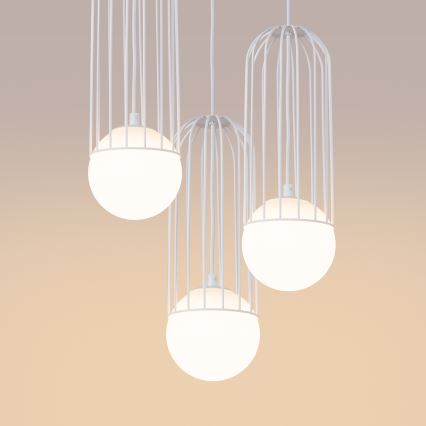 Lustra ar auklu BRINA 3xG9/8W/230V balta