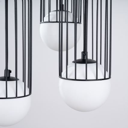 Lustra ar auklu BRINA 3xG9/8W/230V melna