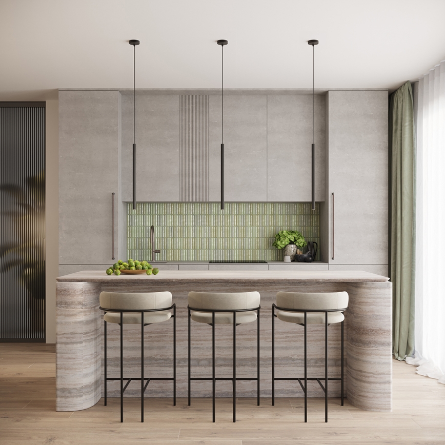 Lustra ar auklu ARCHE 1xG9/8W/230V melna