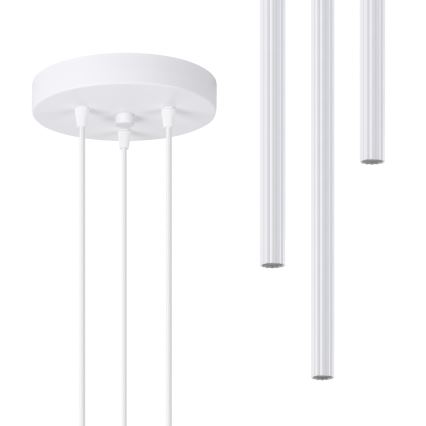 Lustra ar auklu ARCHE 3xG9/8W/230V balta