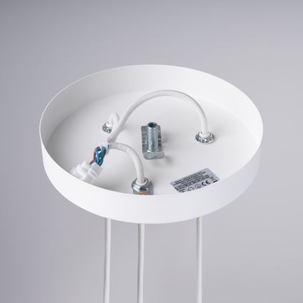 Lustra ar auklu ARCHE 3xG9/8W/230V balta