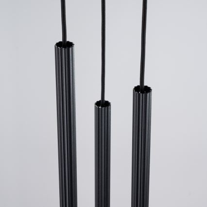 Lustra ar auklu ARCHE 3xG9/8W/230V melna