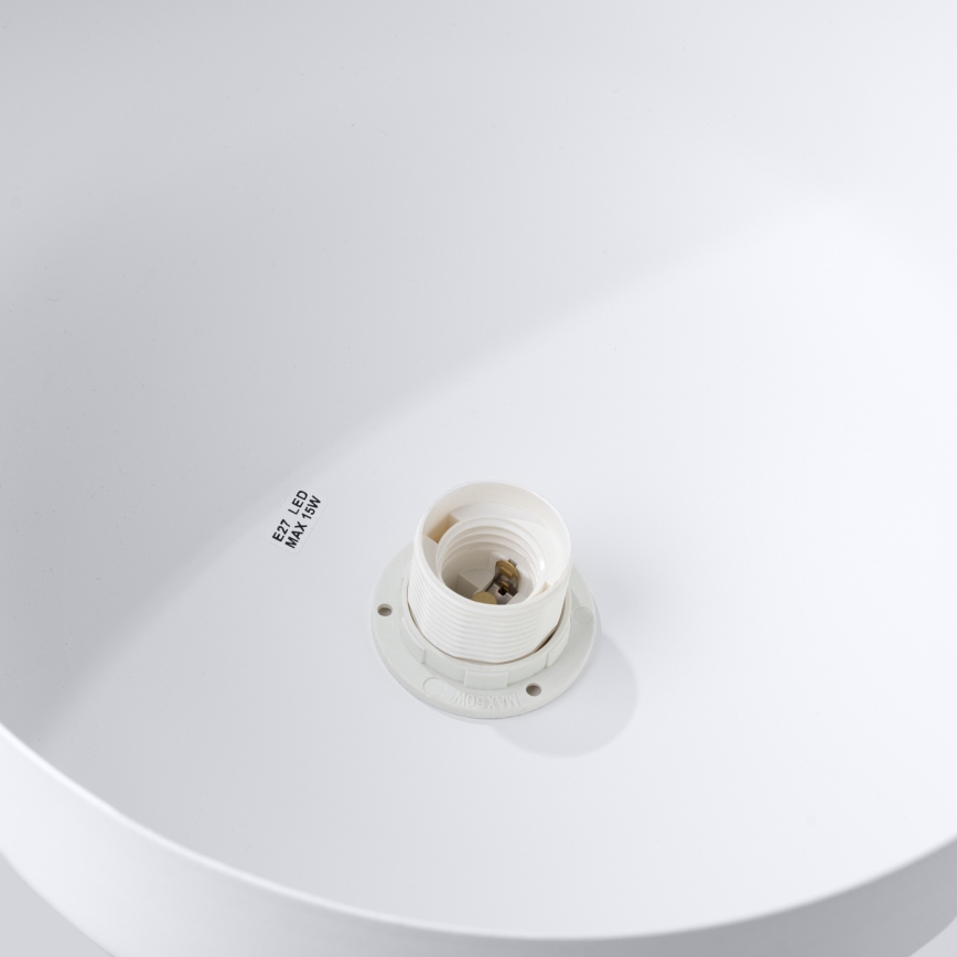 Lustra ar auklu MARION 1xE27/15W/230V d. 29,5 cm balta