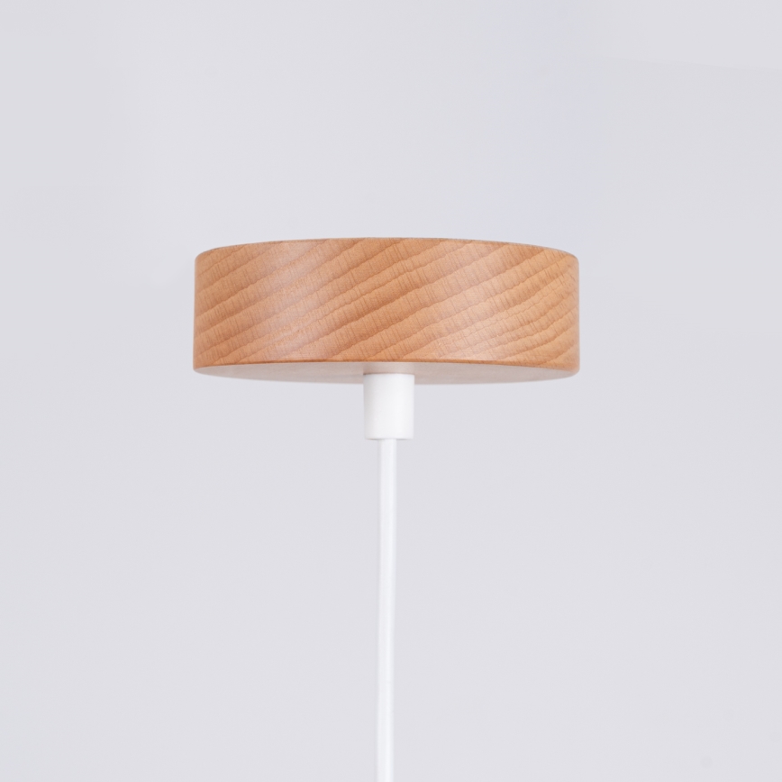 Lustra ar auklu MARION 1xE27/15W/230V d. 29,5 cm balta