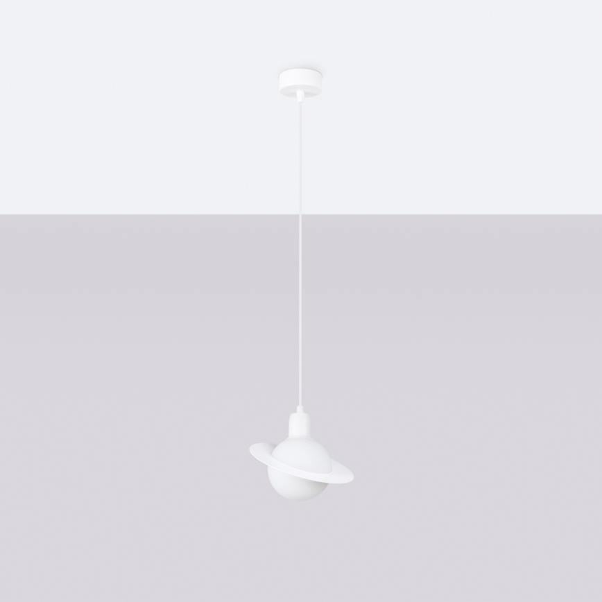 Lustra ar auklu HYPERION 1xG9/8W/230V balta