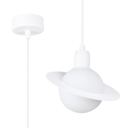 Lustra ar auklu HYPERION 1xG9/8W/230V balta